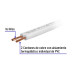 Carrete con 20 m cordón dúplex flexible SPT 18 AWG, VOLTECK