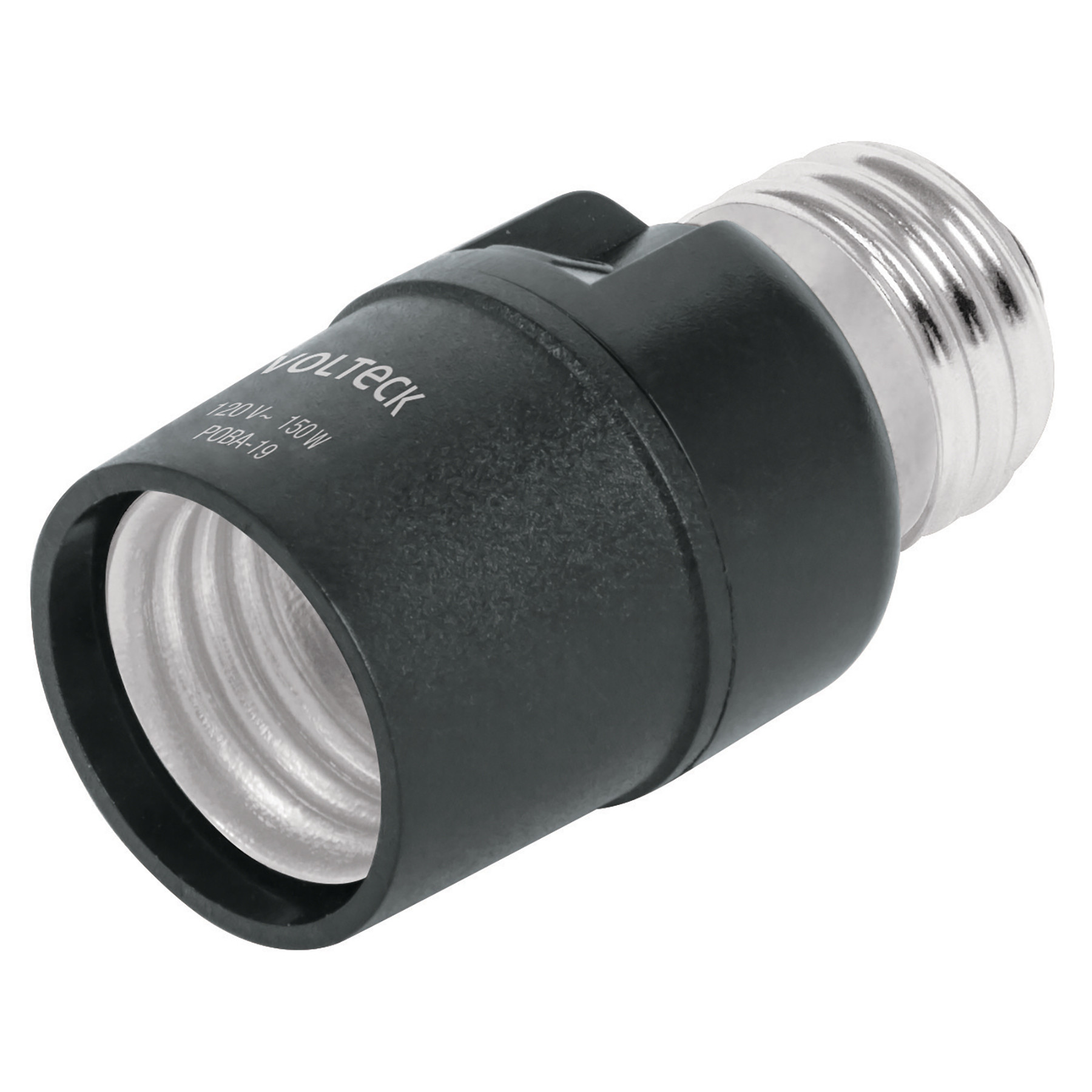 Portalámpara de PVC, con sensor de luz, VOLTECK