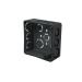Caja cuadrada 4" x 4" plástica, VOLTECK