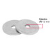 Bolsa de 1 kilo arandelas planas galvanizadas 1/8", FIERO