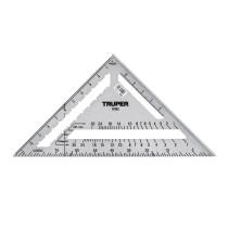 Escuadra 12" de aluminio para muros de yeso, TRUPER