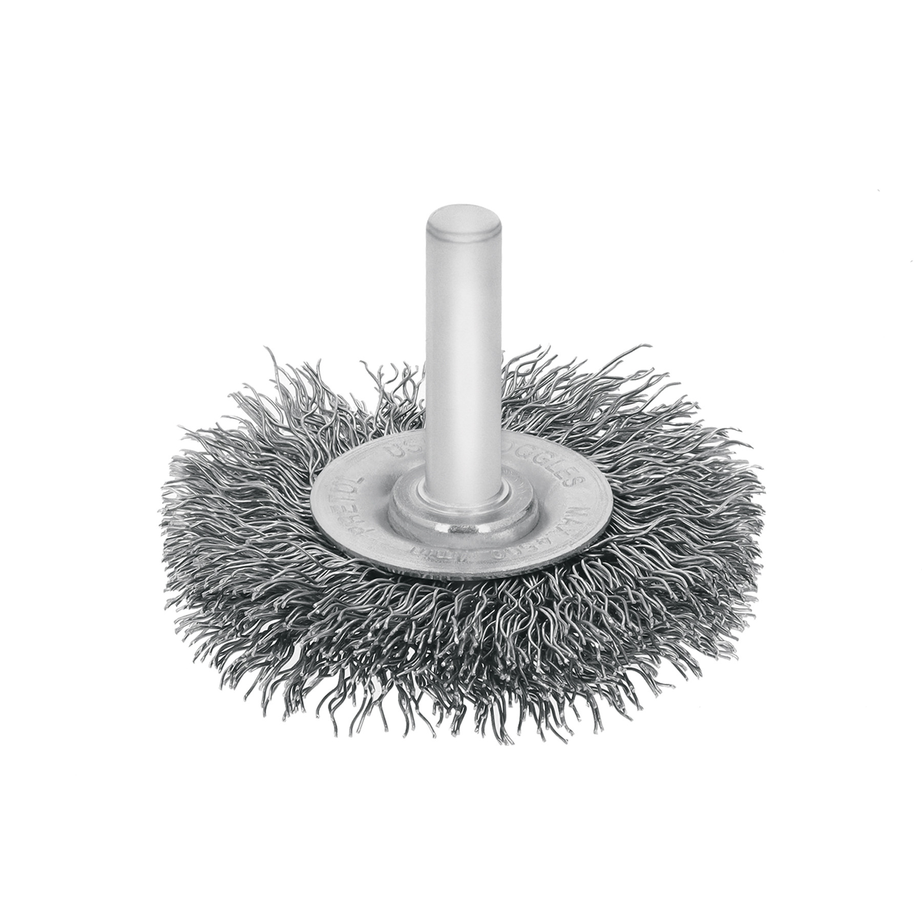 Carda circular 2" alambre grueso para taladro, PRETUL