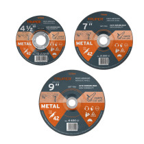 Discos abrasivos corte de metal, alta durabilidad