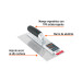 Llana 11" dentado triangular, 10 remaches,mango Comfort Grip