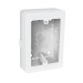 Caja de contactos para canaleta 3" x 5", blanca, VOLTECK