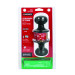 Cerradura pomo, negro, oval, baño, HERMEX