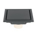 Resumidero reversible 4", anti olores, acero inox, negro, AQUA