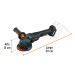 Esmeriladora 4-1/2" 20V, int. paleta, s/accesorios, MAX