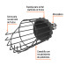 Recolector de fruta, sin mango, TRUPER
