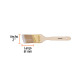 Brocha cerdas sintéticas 2" corte angular, mango de madera