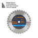 Disco sierra 8-1/4" para madera, 32 dientes centro 5/8"