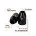 Dado cuadro 1/2" de impacto 6 puntas de 11 mm, TRUPER