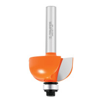 Broca para router, bocel cuarto, 1-1/8" con balero, TRUPER