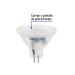 Lámpara trans. de LED 3W MR16 base GU5.3 luz cálida, blíster