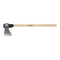 Hacha media labor 4-1/2 lb, mango de madera 36", TRUPER