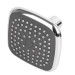 Regadera cuadrada de ABS 3-3/4" sin brazo, FOSET BASIC
