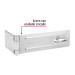 Portacandado de acero galvanizado 6", HERMEX