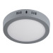 Luminario LED plafón 12W 6500K, redondo, gris, VOLTECK