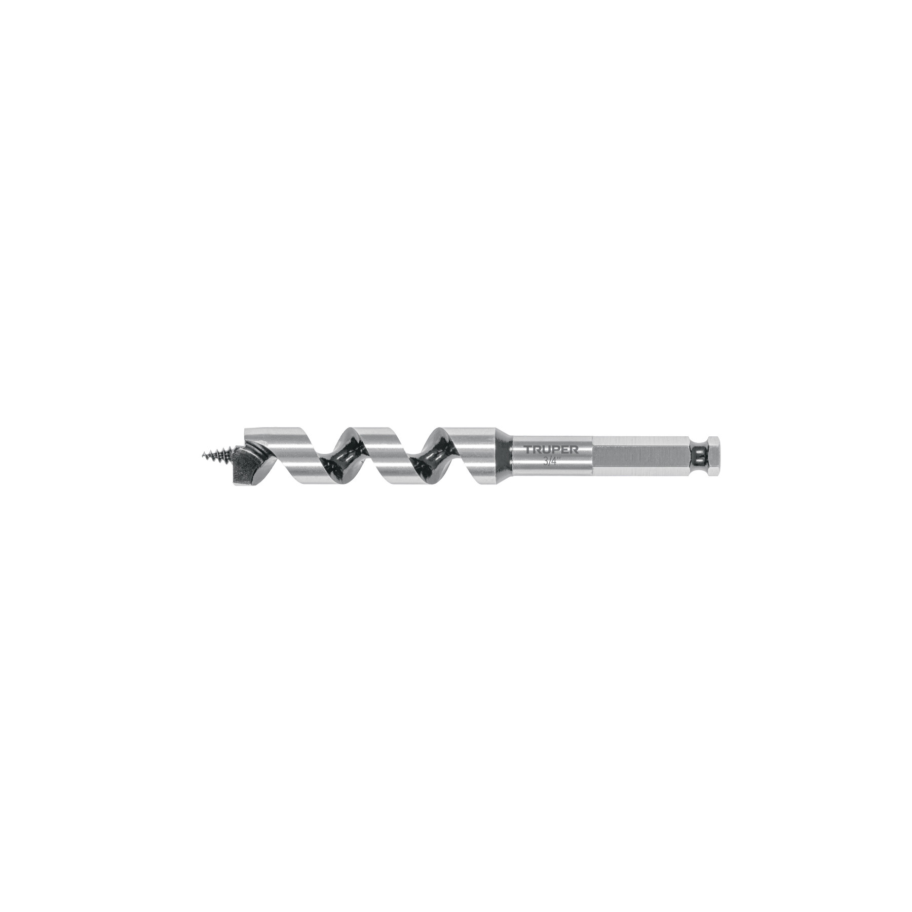 Broca auger tipo berbiquí 3/4" X 6", TRUPER