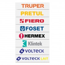 Logotipos de vinil autoadherible de 40 cm, Truper