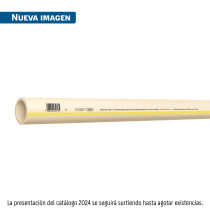 Tubo de 2" CPVC hidráulico RD 11, 3m, 3.5kg, FOSET
