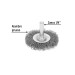 Carda circular 2" alambre grueso para taladro, PRETUL