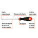 Desarmador plano 1/4" x 6" mango Comfort Grip, TRUPER