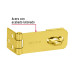 Portacandado de acero latonado 2-1/2", HERMEX