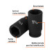 Dado largo de impacto de 1-5/16", 6 puntas, cuadro 3/4"