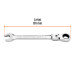 Llave combinada con matraca 9/16" flexible, EXPERT