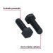 Bolsa con 60 tornillos 5/16" x 1" acero grado 5, FIERO