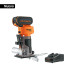 Router (Rebajadora) 1/4", 1 batería 4 Ah, TRUPER PRO