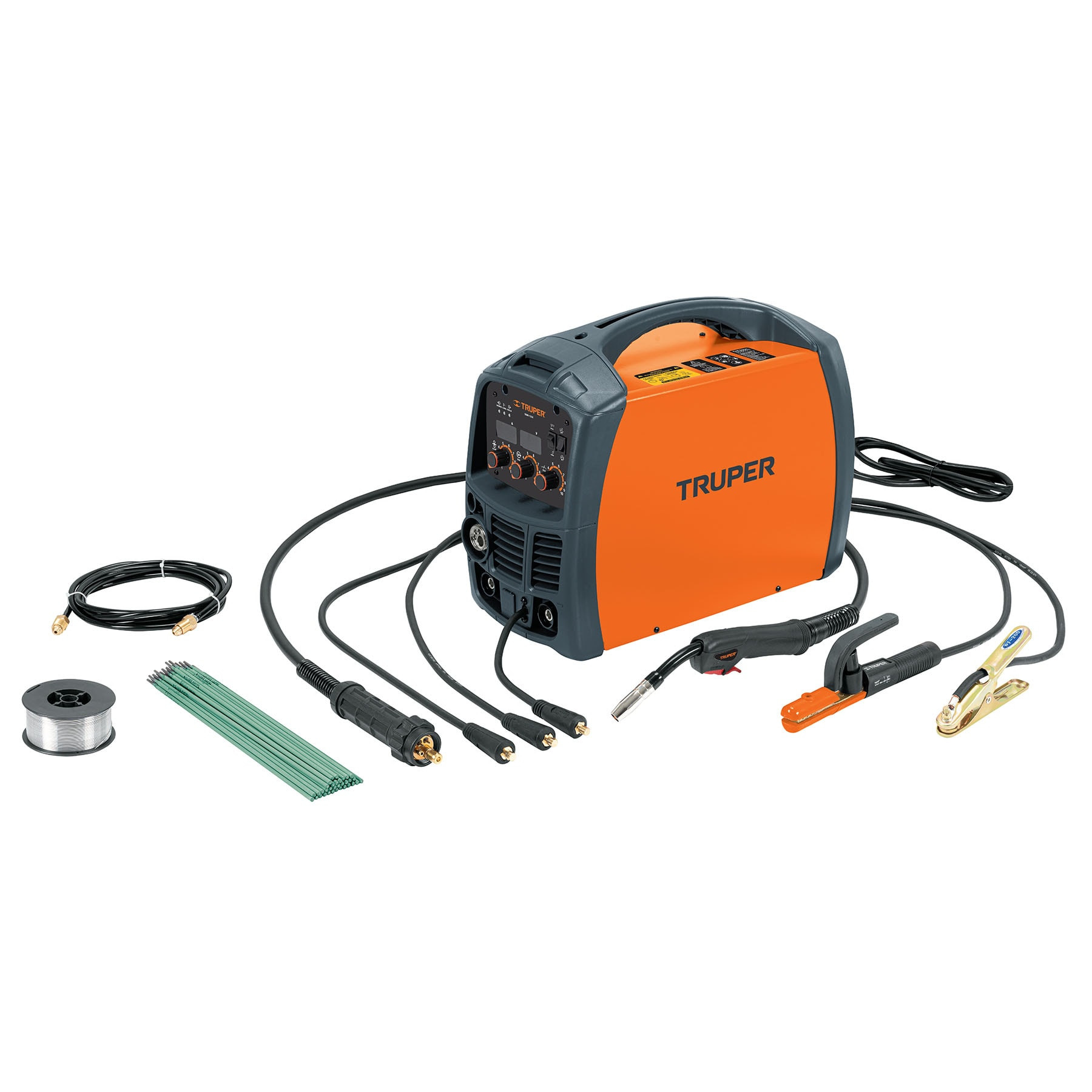 Soldadora para microalambre y electrodo, 130A, TRUPER
