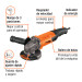 Esmeriladora angular 4-1/2", 1100W, TRUPER PRO