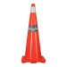 Cono de precaución de 90 cm de PVC con reflejante, TRUPER