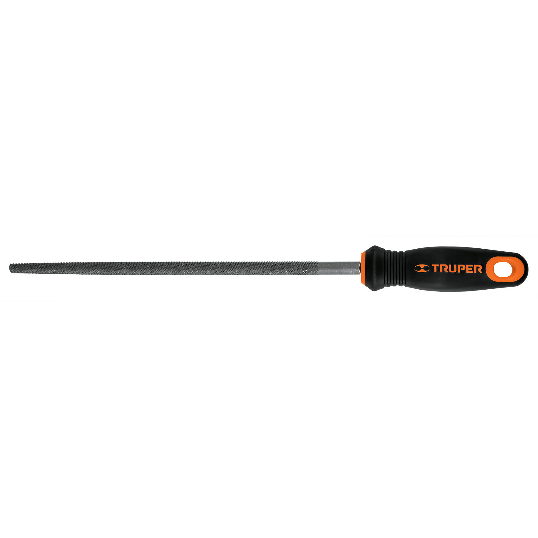 Lima redonda bastarda 10" con mango Comfort Grip, TRUPER