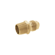 Niple terminal de latón de 3/8" X 3/8", FOSET