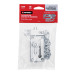 Pasador con cadena para puerta, acabado cromo mate, HERMEX