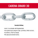 Bolsa con 1 metro de cadena galvanizada de 3/16", FIERO