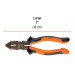 Pinza electricista 7" uso rudo, alta palanca, Comfort Grip