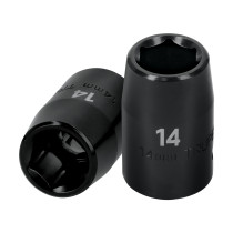 Dado cuadro 1/2" de impacto 6 puntas de 14 mm, TRUPER