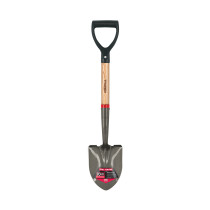 Pala cajuelera redonda, puño "D" mango de madera, TRUPER