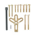 Extractor pata de gallo, 13 piezas, TRUPER