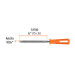 Lima triangular 6" para machete, 34 dpp, con mango, TRUPER