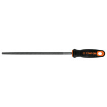 Lima redonda bastarda 10" con mango Comfort Grip, TRUPER