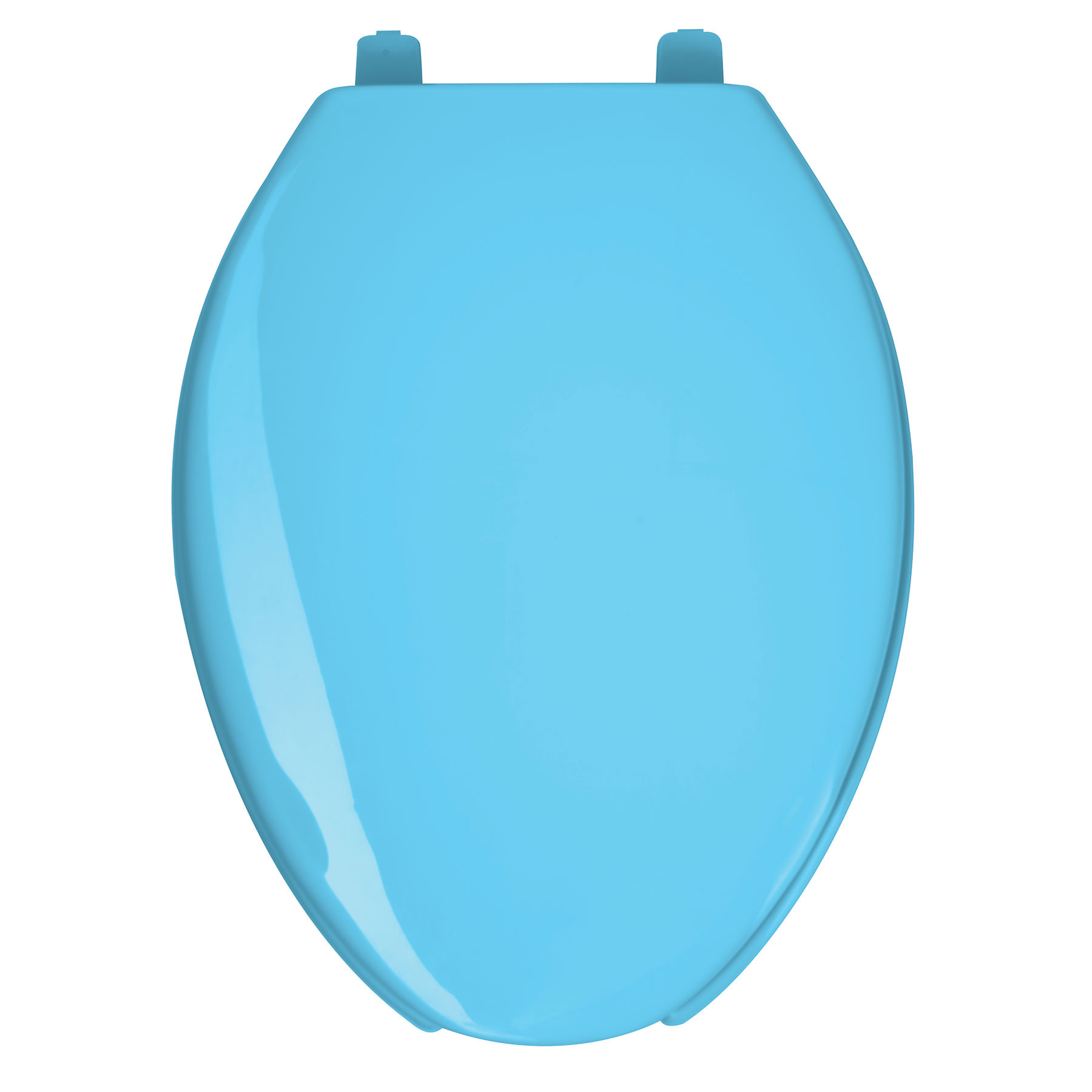 Asiento alargado para WC, abierto, azul, AQUA