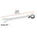 Llave combinada matraca reversible 7/8"x288 mm largo, EXPERT