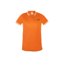 Playeras polo performance naranja, para caballero