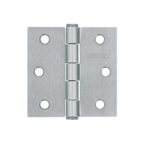Bisagra cuadrada 2-1/2", satinado, cabeza plana, HERMEX