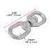 Destorcedor forjado de 1/4", FIERO